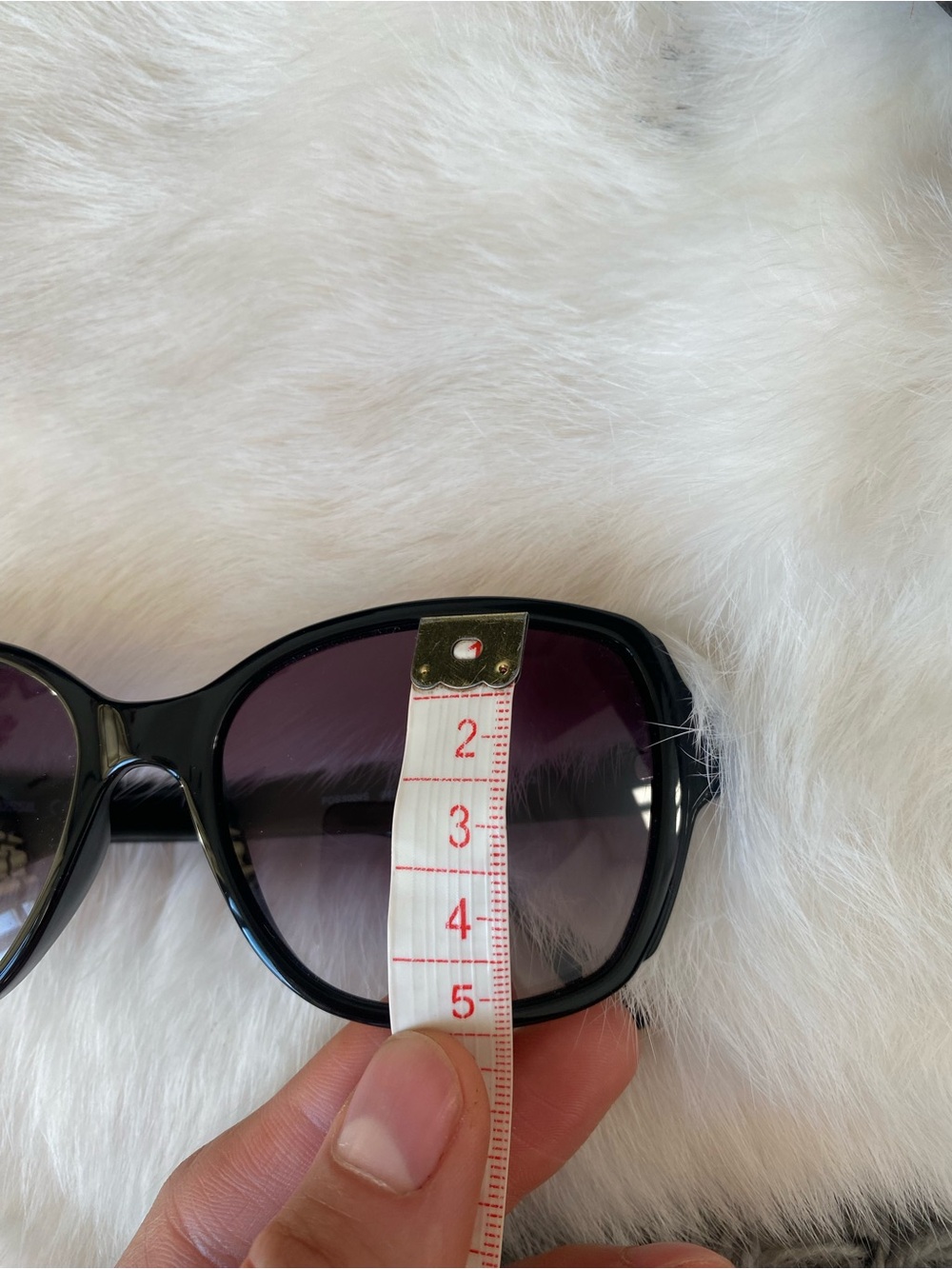 FOSSIL Black Rectangular Sunglasses - Picture 8 of 9